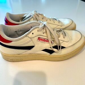 Reebok retro red, white, blue size 9.5 women’s shoes.